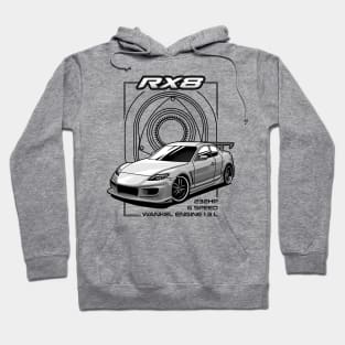 MAZDA RX 8 WHITE Hoodie